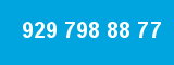 929 798 88 77 929 798 88 77